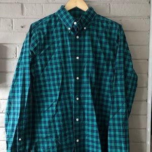 Jack Spade Bleecker Street New York Plaid Button